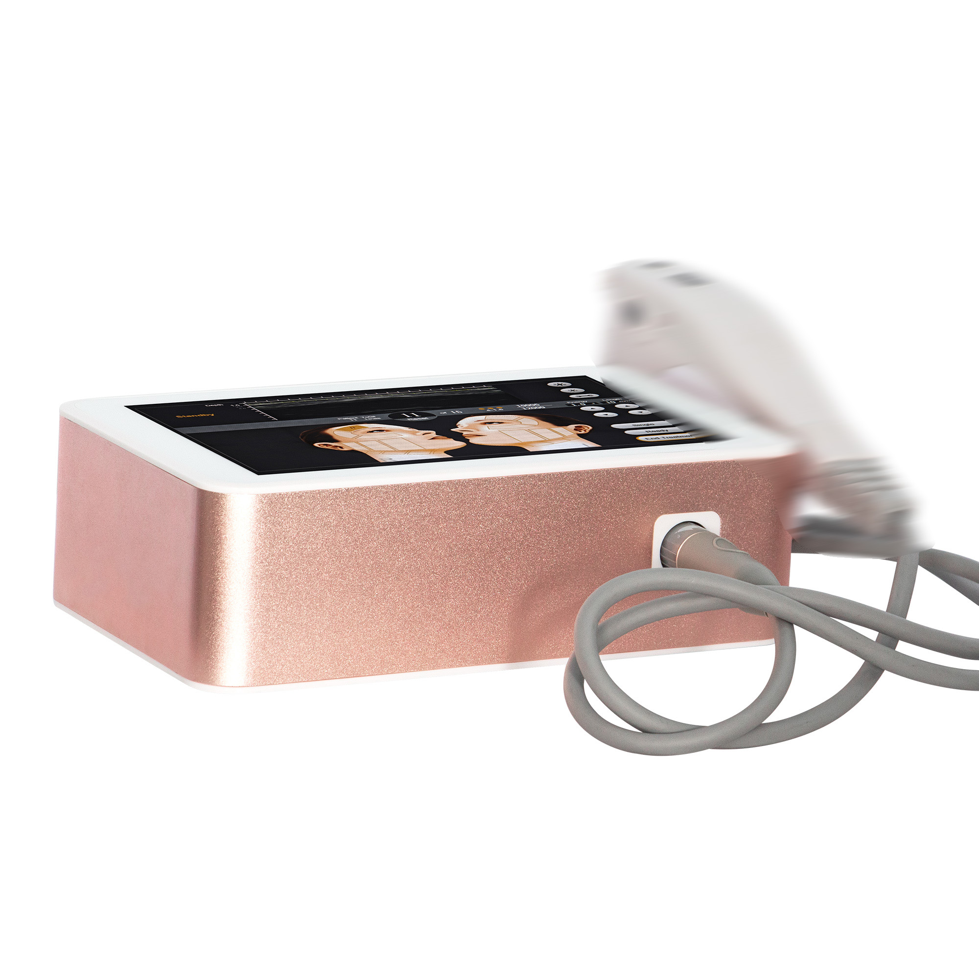 7D HIFU High-Intensity Focused Ultrasound Facial Beauty Device Skin Tightening Anti-Aging Wrinkle Removal Home Salon HIFU Beauty Device CE