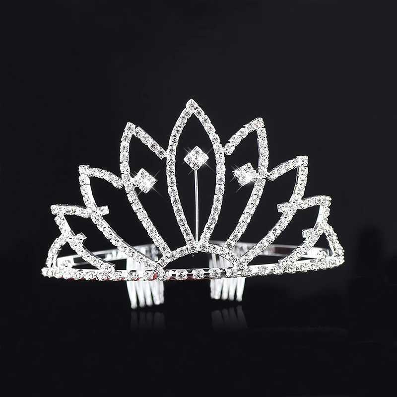 New Bride Crown Princess Tiara Rhinestone Hair Bands Diadema Hair cessories for Women Girl Pageant Party Wedding Hair Jewelry L2509289A25