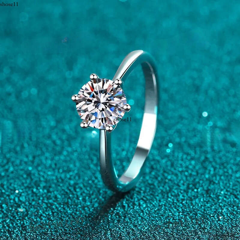Zircon Dia Moissanite Wedding Fine Fashion Jewelry Sterling Sier Casual Rings for Ladies