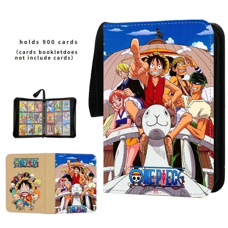 Anime 40900pcs One Piece Zoro Card Book Pu Large Capacity Card Binder Display Game Collection Card Kids Toy Gift L250929KTYD