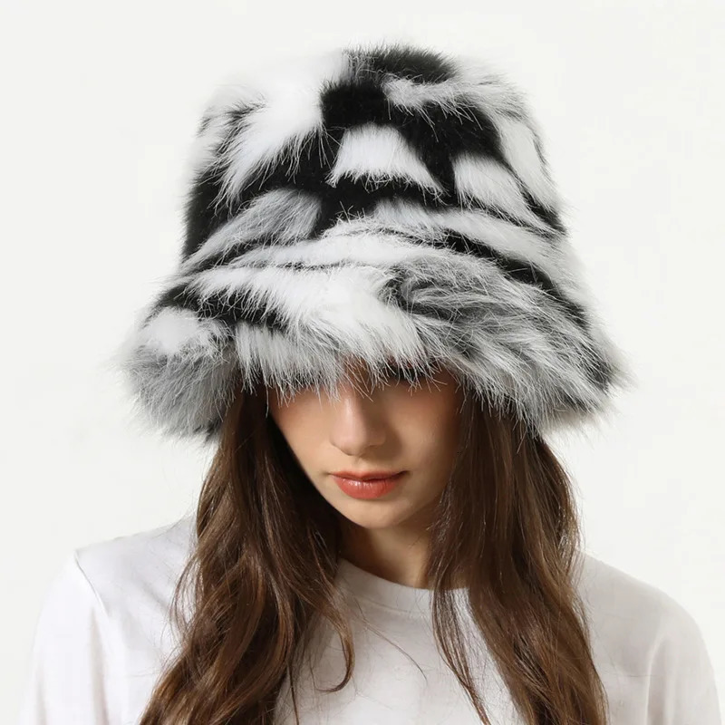 Winter Faux Fur Hat… - image