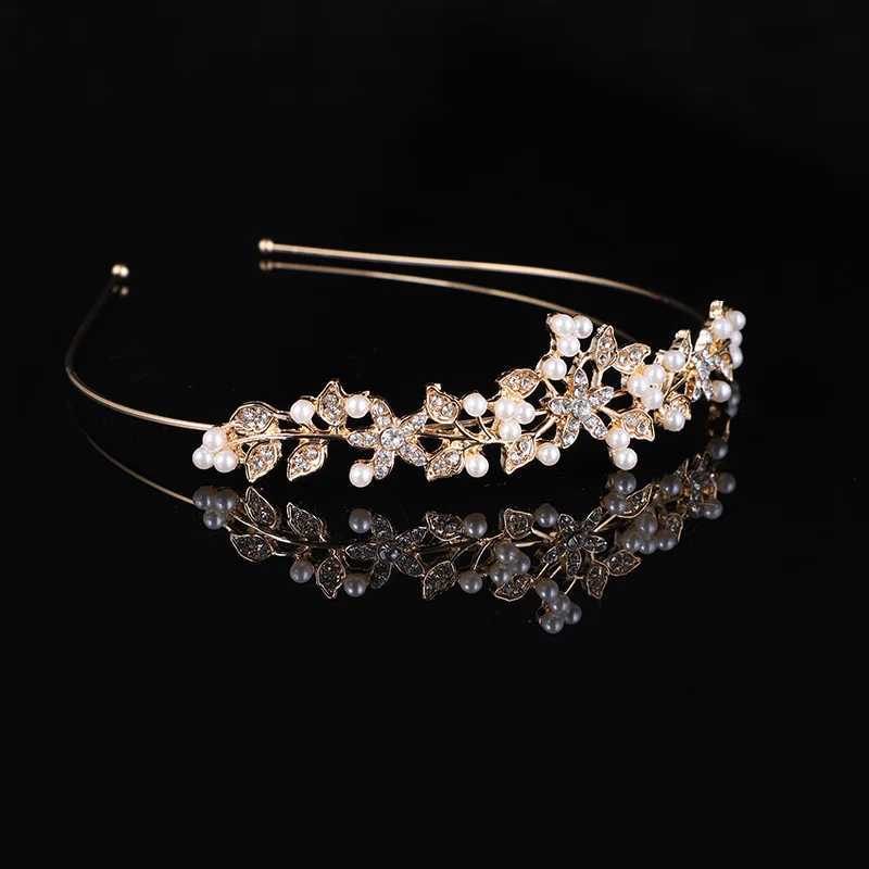 AINAMEISI New Bridal Princess Crown Headband Crystal Tiaras and Crowns HairBand Rhinestone Wedding Jewelry Hair cessories L250928NXHC
