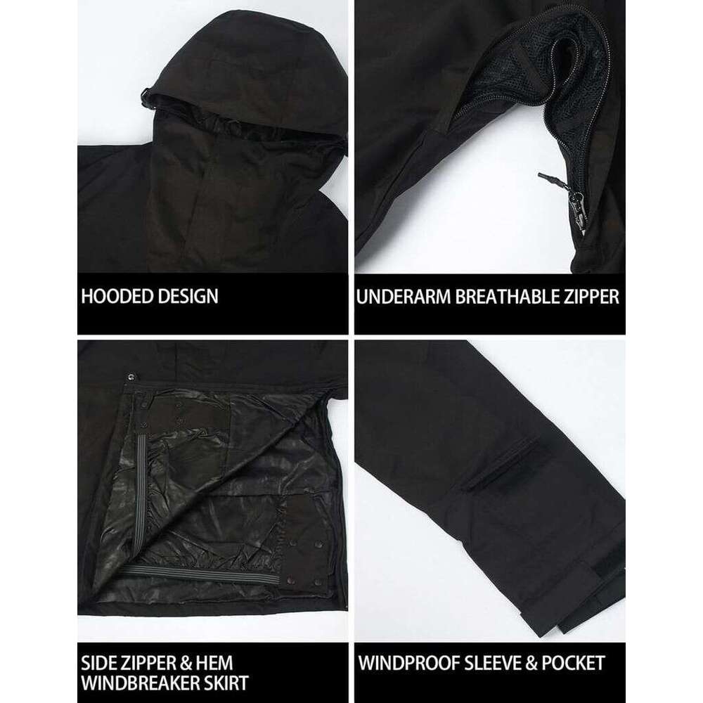 Snowboard Ski Pullover Coat Warm Waterproof Windproof Men's Snowboarding Jacket Winter Sports Freestyle ski jackets