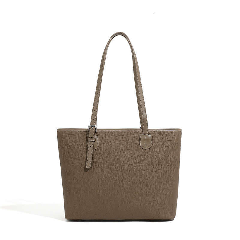 Luxury bag Large Capacity Tote for Women Genuine Leather Spring Summer New Style High end Niche Shoulder Bag Fashionable Versatile Bucket