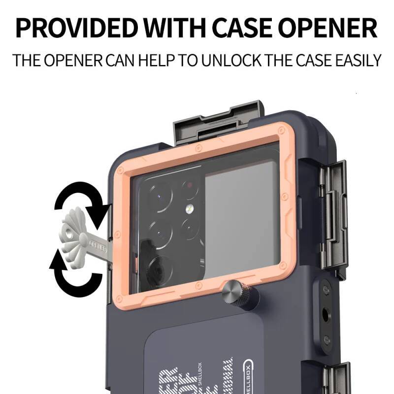 Professional Diving Phone Case iPhone 15 14 13 12 Pro Max Underwater Taking Waterproof Cases Cover For SamsungS22 S23 Huawei