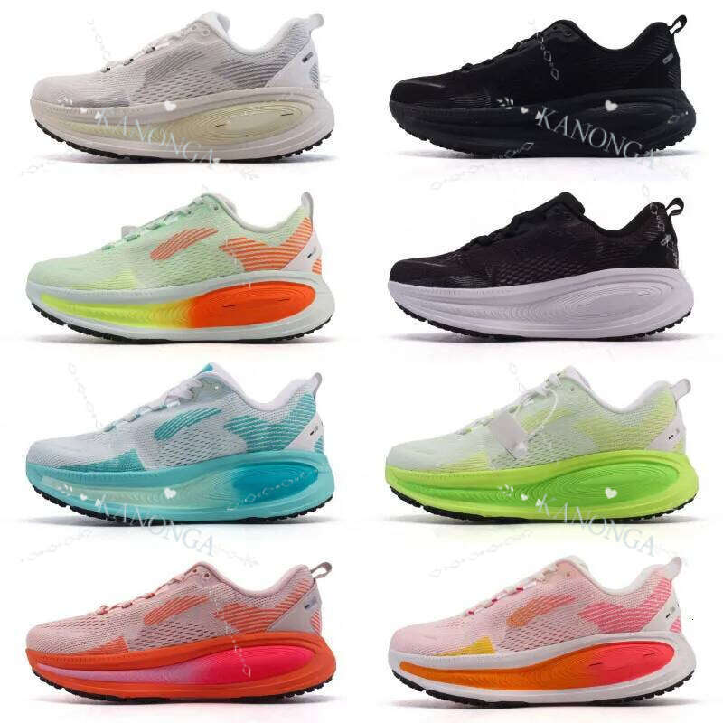 2025 Vomero 18 Running Shoes Summit White Coconut Milk Black Dark Light Grey Sport Men Women Sports Low Sneakers 36-45