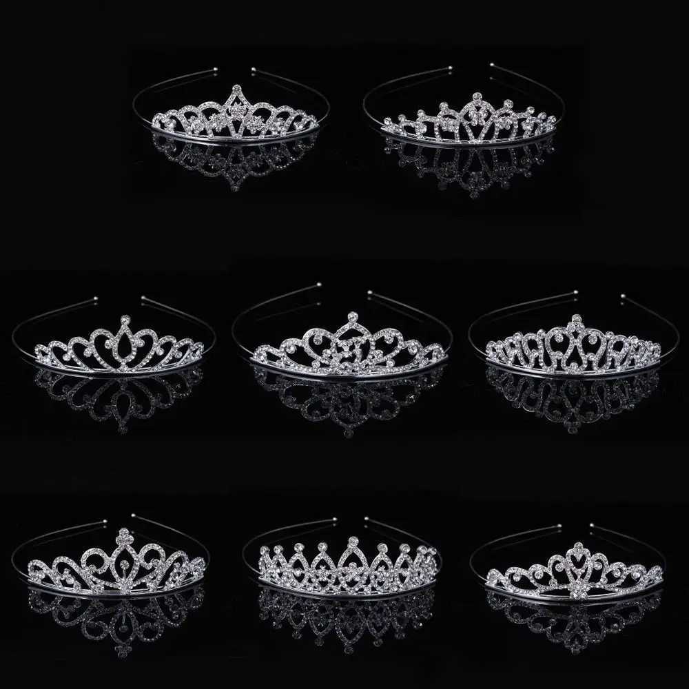 Children Tiaras and Crowns Headband Kids Girls Bridal Crystal Crown Wedding Party cessiories Hair Jewelry Ornaments Headpiece L250928OPGJ