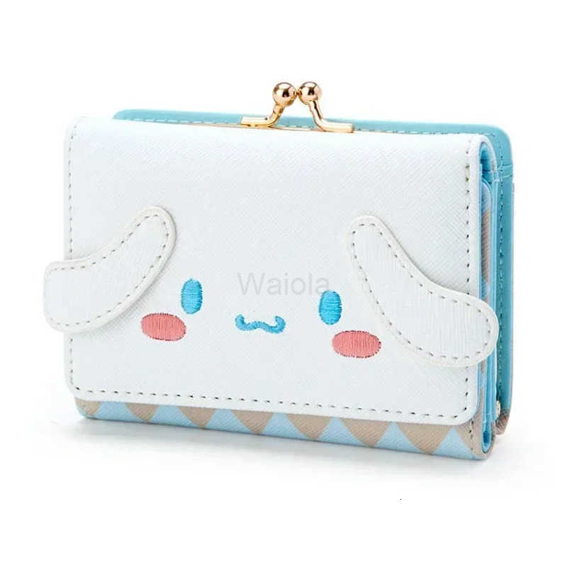 Sanrio Hello Kitty Coin Purse Creative Small Wallet Mini Purses My Melody Kuromi Keychain Wallet Lipstick Purse Kawaii Clutch L250929