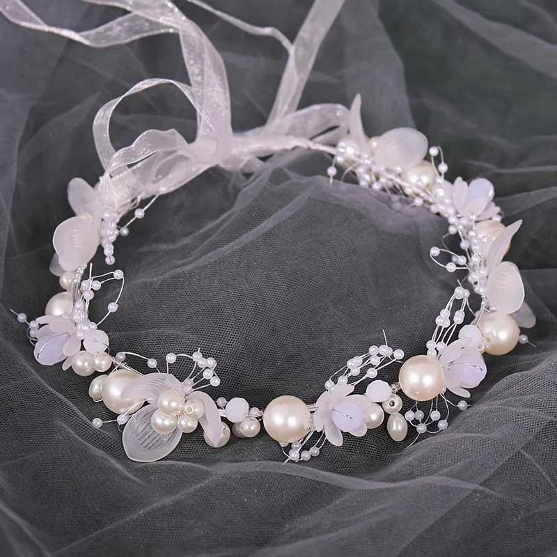 Bridal Flower Headband Crown Tiara For Women Bride Party Wedding Bridal Hair cessories Jewelry Band Headband Tiara L250928GINN