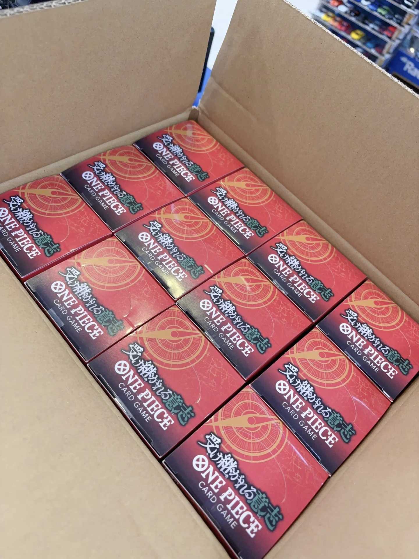 In Stock 2025 One Piece Game Card Sealed OP13 Carrying on His Will Collection Card Toys Gifts L250929AMFX