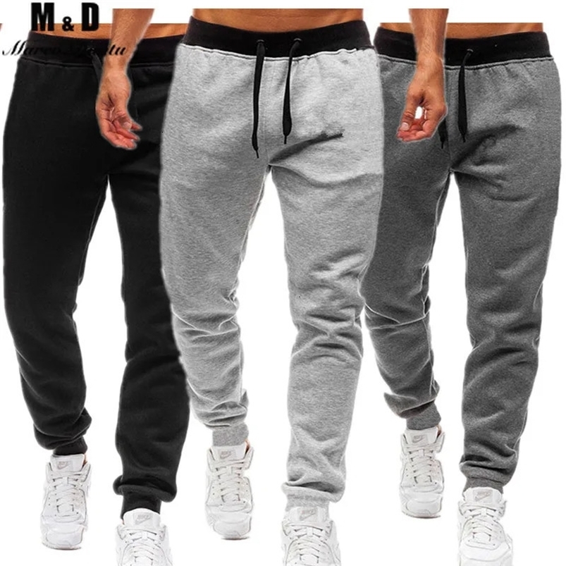 Mens Pants Joggers Casual Fitness Men Sportswear Tracksuit Bottoms Skinny Sweatpants Trousers Black Gyms Jogger Track 231218