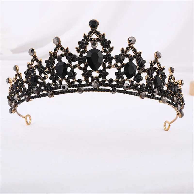 Quty Pink Colors Crystal Crown for Girls Small Tiaras Headdress Prom Wedding Dress Hair Jewelry Bridal cessories L250928WTQF