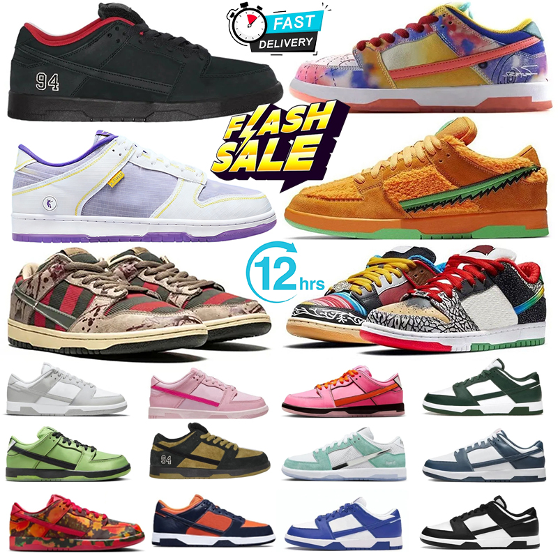 Free shipping designer shoes running shoes for men women one 1 flat sneakers vintage triple white black mens women sports trainers