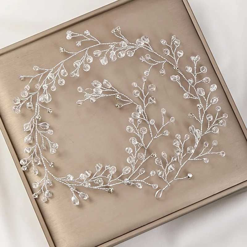 Women Rhinestone Crystal Headband Wedding Hair cessories Luxurious Rhinestone Pearl Bride Headband Hairbands Hair Jewelry Vine L2509285P73