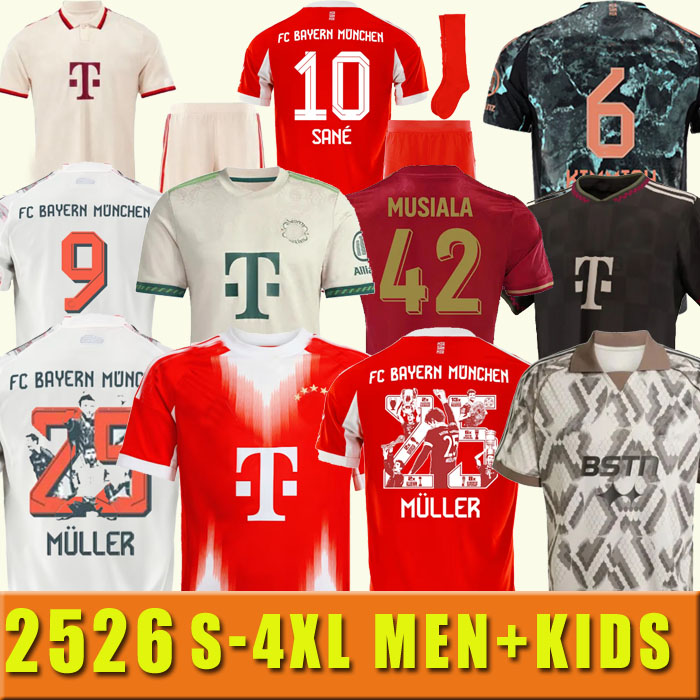 2025 2026 S-4XL 125th anniversary Soccer Jersey KANE Football Shirt SANE GORETZKA GNABRY Camisa De Futebol Kids KIMMICH JOAO CANCELO Neuer Oktoberfest OLISE