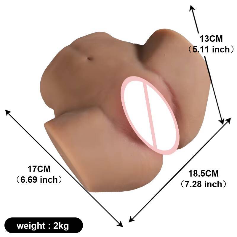 TPE Soft Male Masturbator Real Big Ass Pussy Sex Toys Artificial Lifelike Girl Ass Pussy Vagina for Men Masturbation