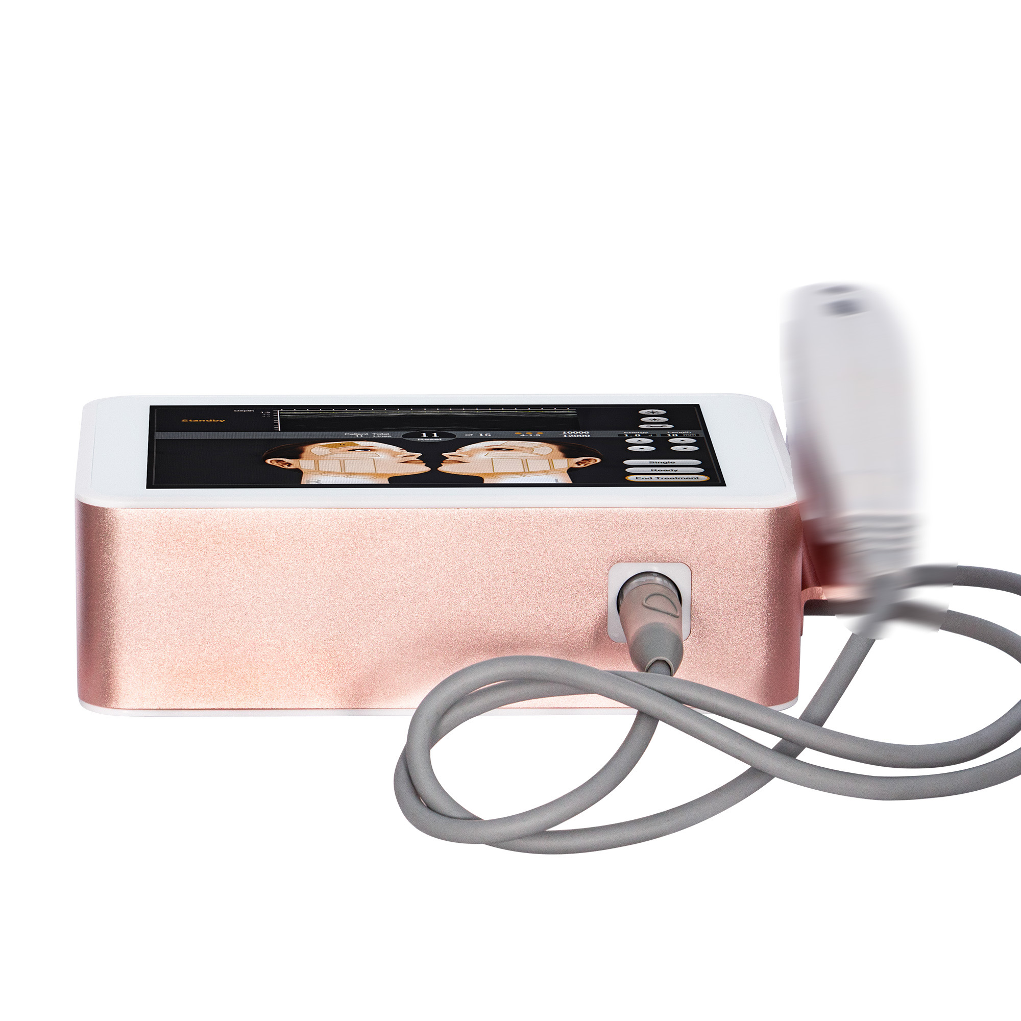 7D HIFU High-Intensity Focused Ultrasound Facial Beauty Device Skin Tightening Anti-Aging Wrinkle Removal Home Salon HIFU Beauty Device CE