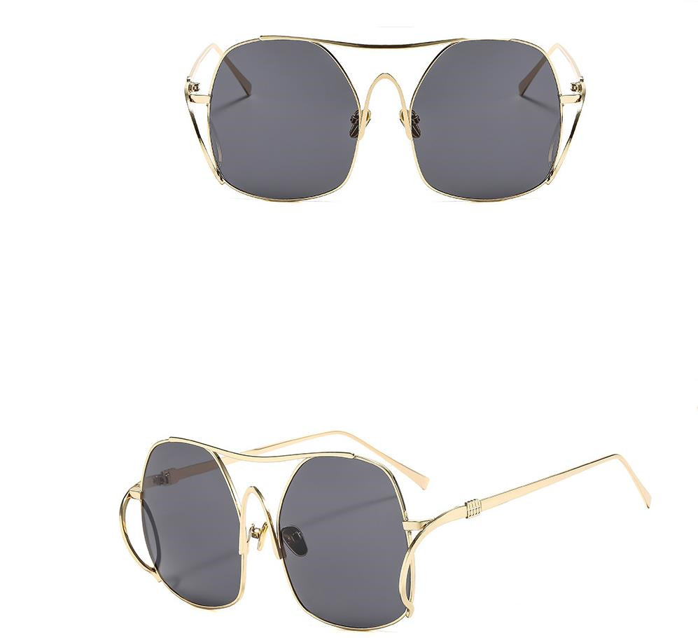 Designer Sunglasses For Men Women Men Oversized Frame Dance Party Sunglasses UV400 Protection Sunglasses Luxury Polarized Goggle Pilot PC Frame Eyewea