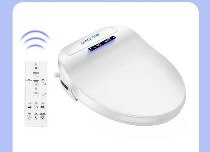 Mei Smart Toilet Seat Universal Fully Automatic Home Elderly Remote Control Model Seat Heating Flushing Warm Air Drying 241210