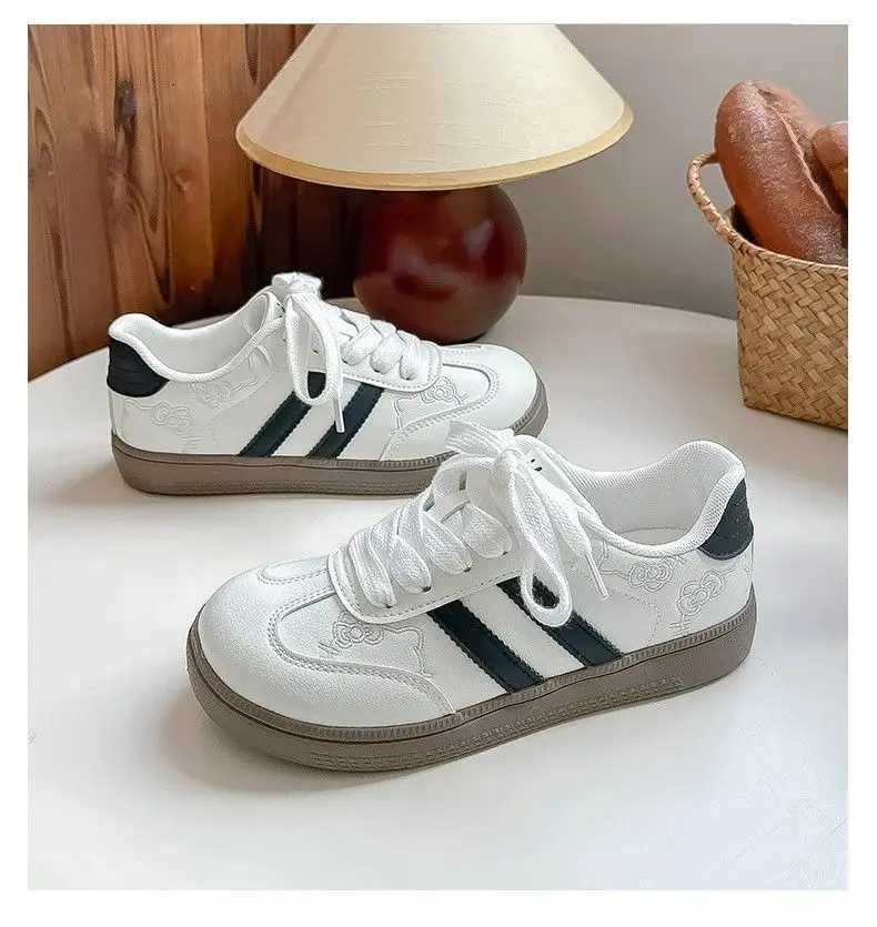 igh Quality Hello Kitty Girls Chunky Loafers Head Platform Shoes Casual Sneakers Trendy Training Shoes Y2k School Casual Wear w250718