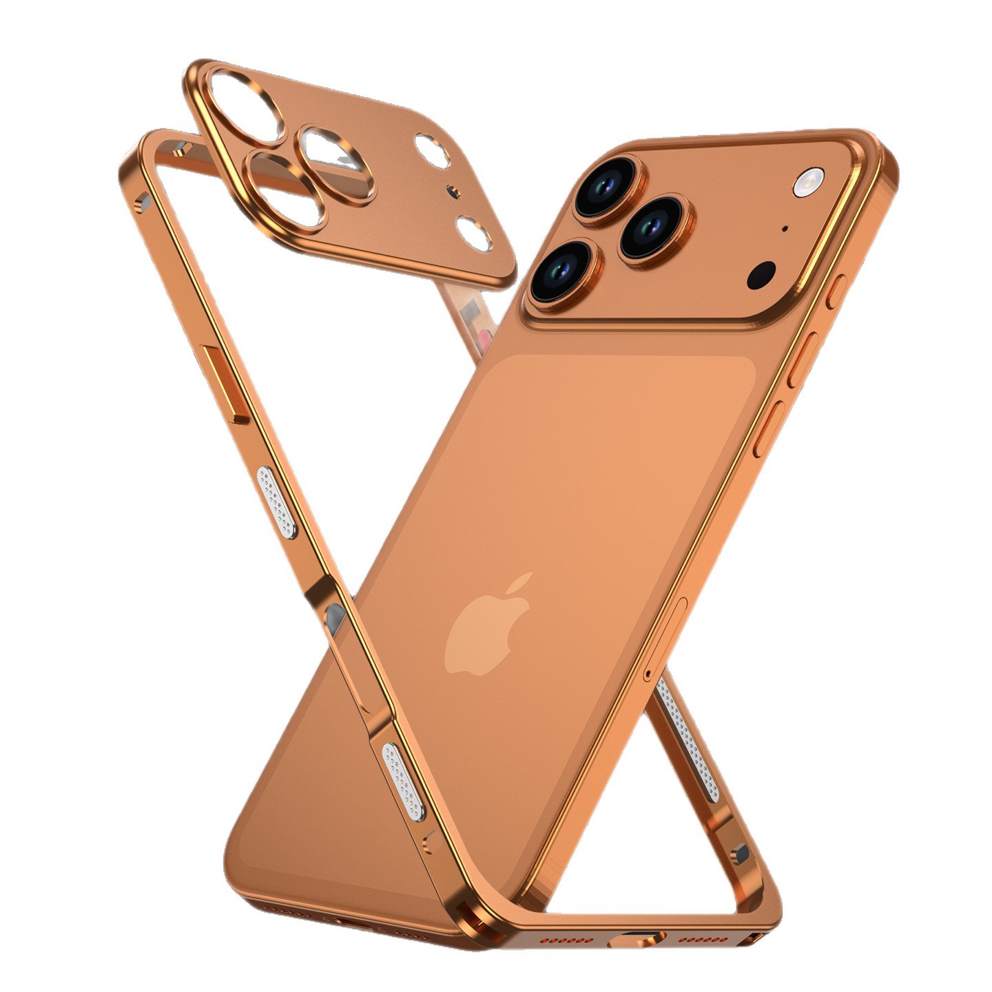 High-Strength Aluminium Shell Mobile Enclosure for iPhones Series 17 Combining Shock Absorption and Efficient Cooling Mechanisms