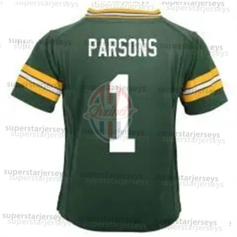 Micah Parsons Golden Love Jerseys Josh Jacobs Xavier McKinney Lukas Van Ness Kenny Clark Evan Williams Dontayvion Wicks Walker Romeo Doubs Matthew Football Jersey