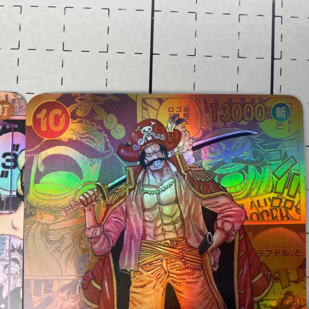 Anime Collection Card Monkey D Gol D Roger OP05 OP09 Manga SEC Refractive Color Card Textured Child Gifts L2509299JBP