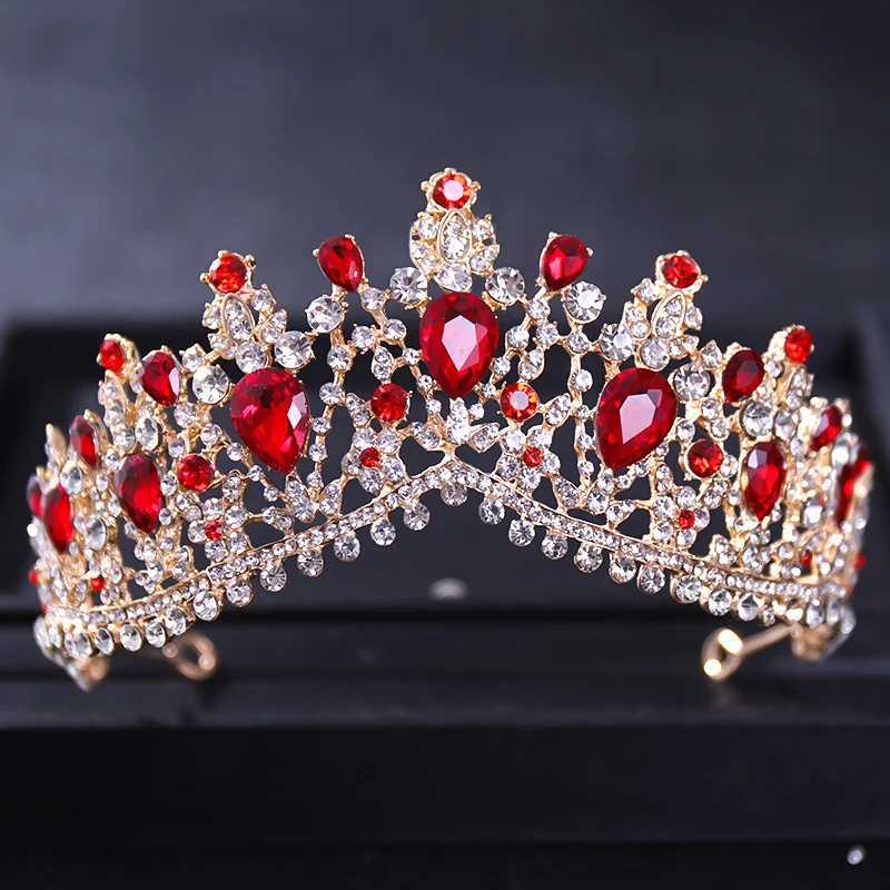 Baroque Crystal Tiaras And Crowns For Women Bride Rhinestone Prom Diadem Bridal Wedding Hair cessories Jewelry Crown Tiara L250928VZR7