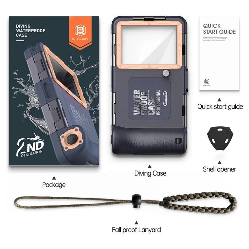 Professional Diving Phone Case iPhone 15 14 13 12 Pro Max Underwater Taking Waterproof Cases Cover For SamsungS22 S23 Huawei