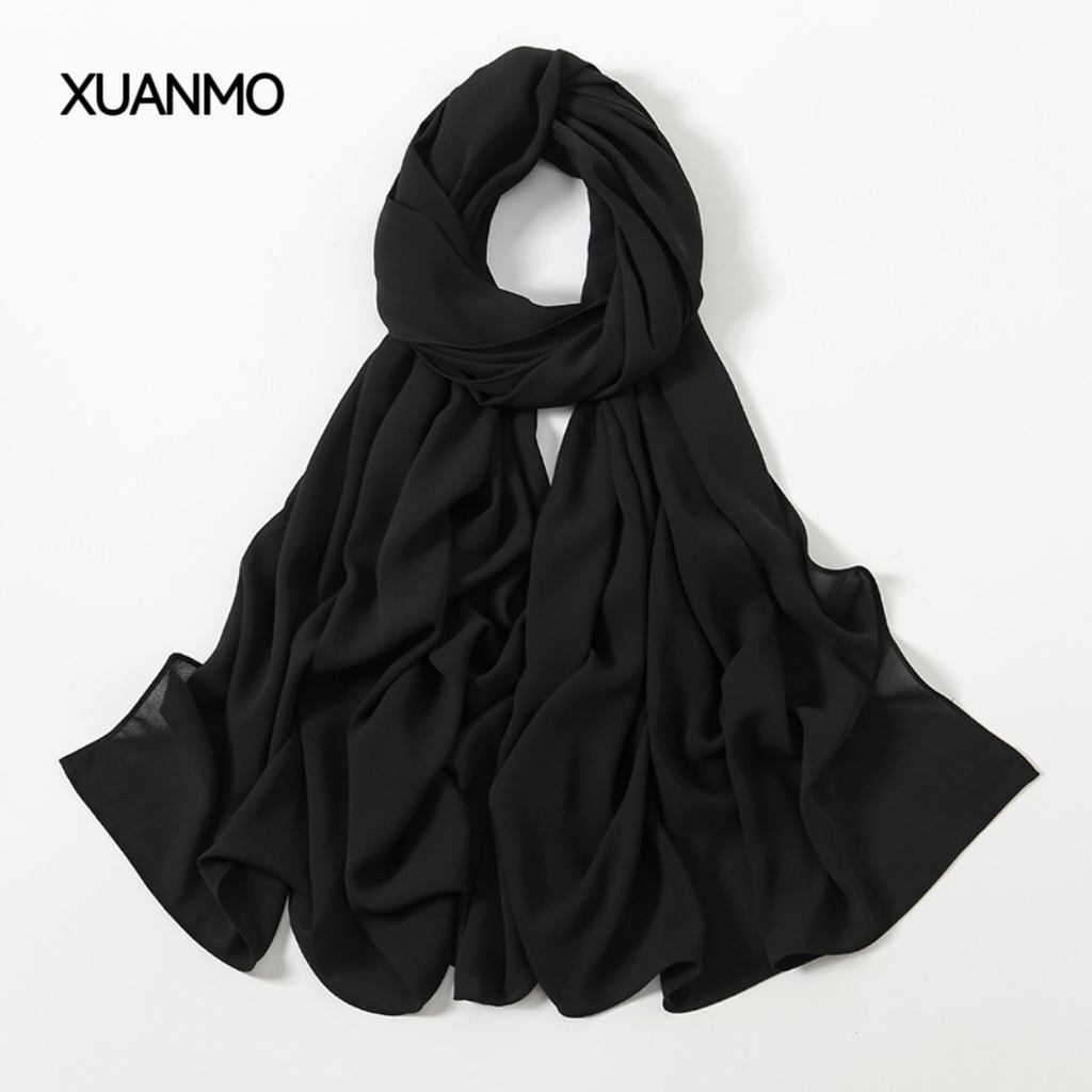 K1981 High-end solid color cashmere thick scarf, all-match warm neck scarf for autumn and winter, women's commuting daily fashion accessories, in