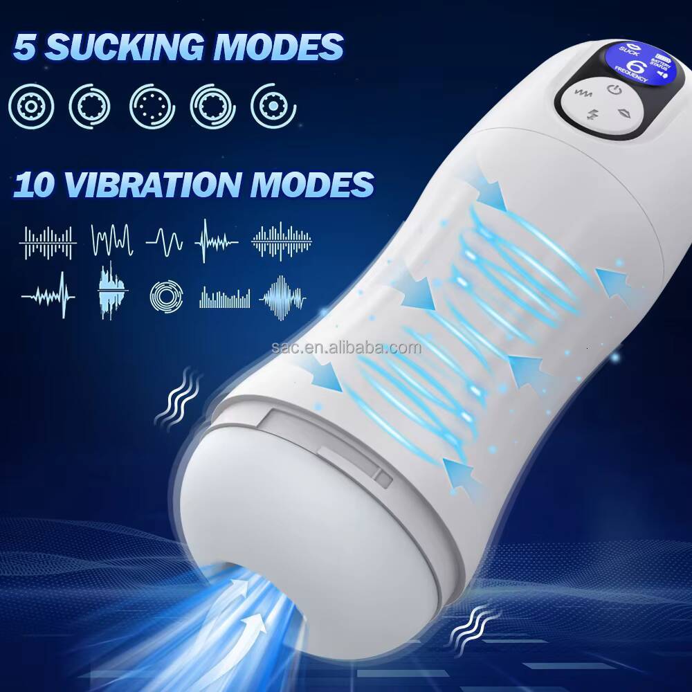 SacKnove Intelligent Heating Voice Led Display Male Masturbating Device Sex Toys Sucking Orgasm Electric Masturbation Cup