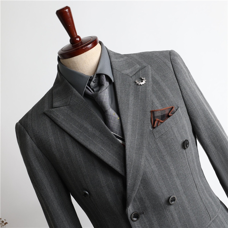 Men's k1670 Suit - Large Size Professional Wear for Groomsmen & Work