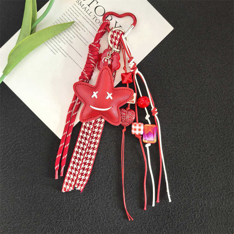 Niche Fashion Fivepointed Pendant Woven Bag H250928