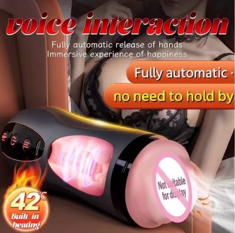 Wholesale Automatic Masturbator Cup with 10 Vibration Modes Quiet Heating Suction Features Sex Toys Men Sex Toy Box for Male