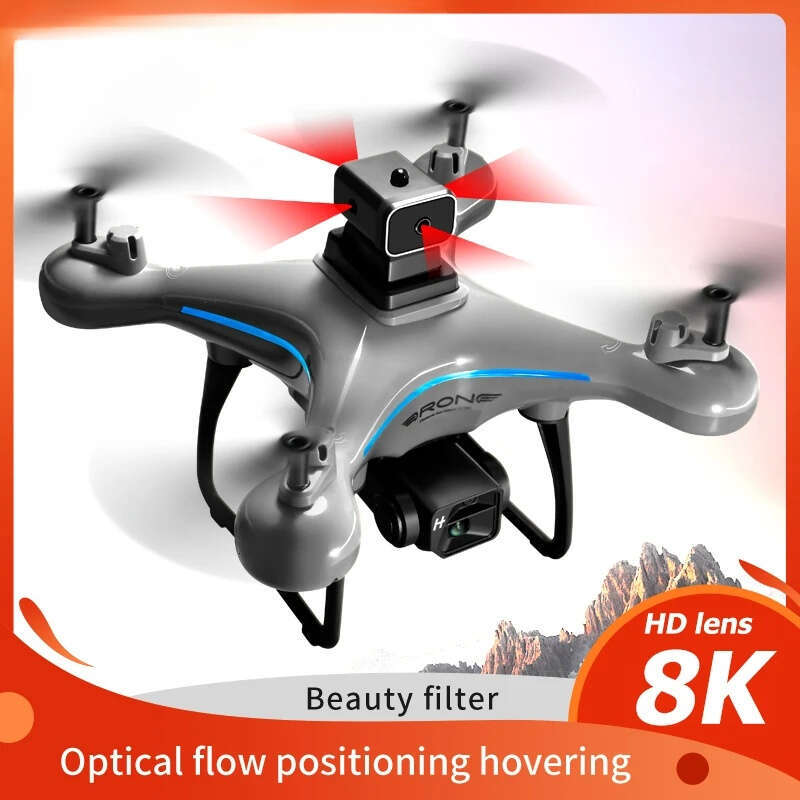 Ky102 8K Aerial HD Professional Beauty Filters Dual Camera Brushless Motor Obstacle Avoidance Optical Flow Drone