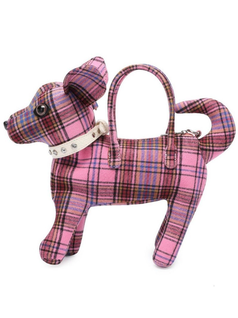 Free shipping designer New Fashion Creative Patchwork Cloth Doll Dog Women Handbag Shoulder Bag Crossbody Bag - view 6