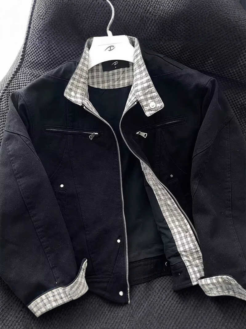 Catssatc Heavy Industry Harrington Jacket 2nd Generation Men's Spring-Autumn Casual Trendy Standing Collar American Style Casual Jacket for Men L250929