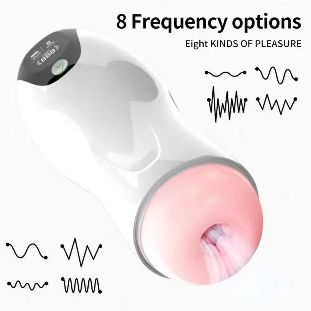 Best Selling Smart Counting Male Sexy Adult Products Machine Sucking Sound Vibrating Masturbation Cup for Men