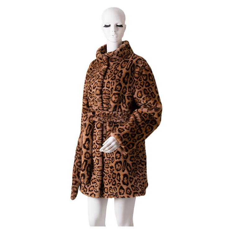Eco-Friendly Womens Long Sleeve Faux Mink Coats with Detachable Hood & Comfortable Fit hot-sale products