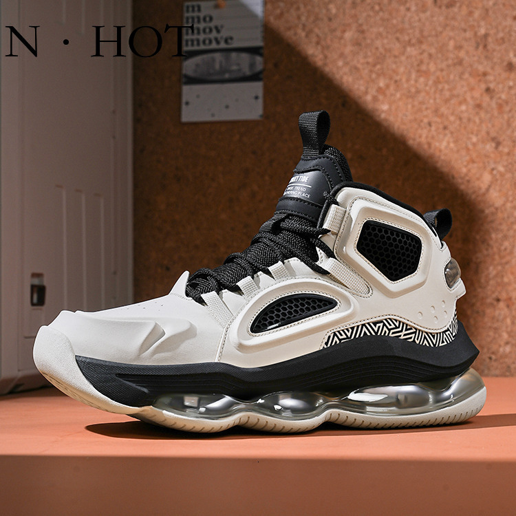 NHOT Designer Luxury Men's Sports Shoes Anti Slip Wear-resistant Shock-absorbing High Top Basketball Shoes Fashion Casual Breathable Air Cushione