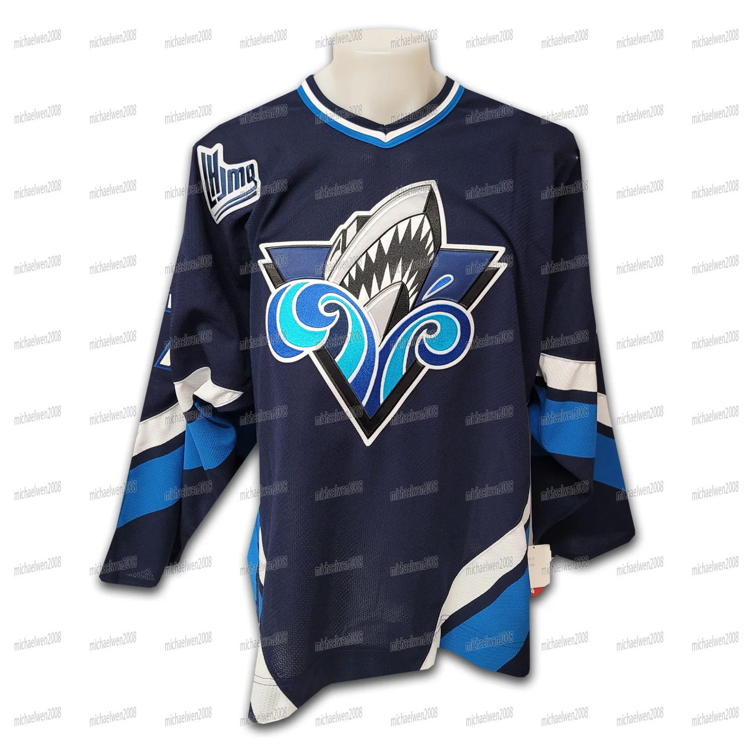 Personalized Custom Rimouski Oceanic Hockey Jersey 87 Sidney Crosby Number Embroidered Letter Number Design Polyester Men's Retro Classic Sportsw