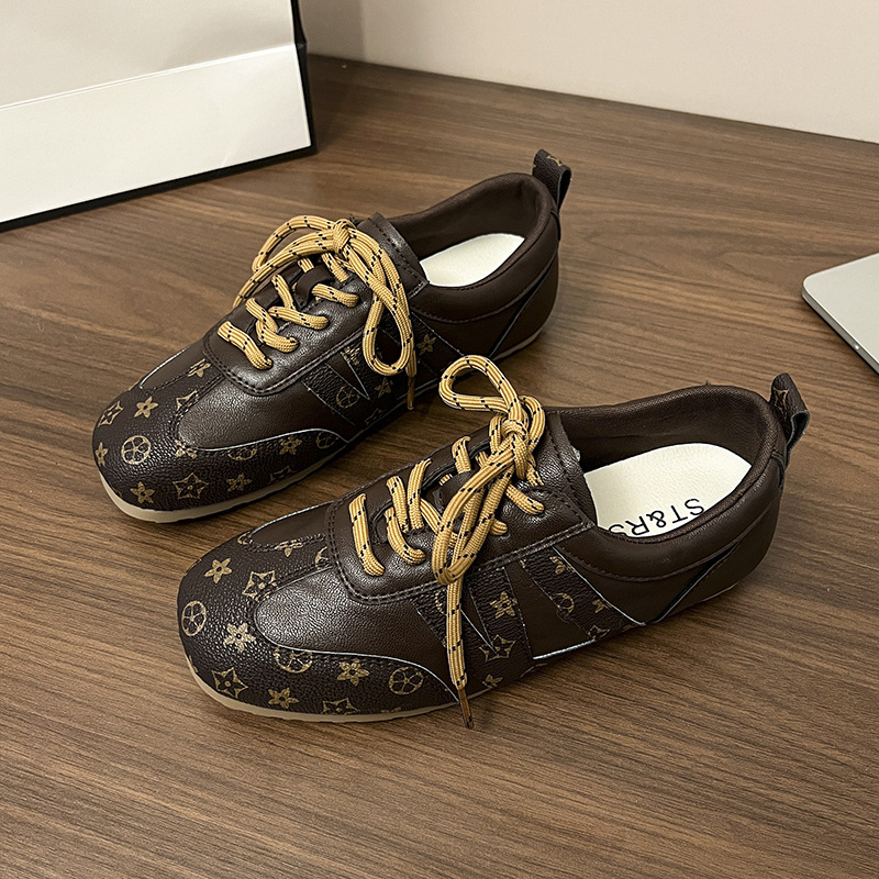 Hot free shipping designer shoes for womens casual shoes brown black New Fashionable Flat Outdoor Sports Casual Shoes