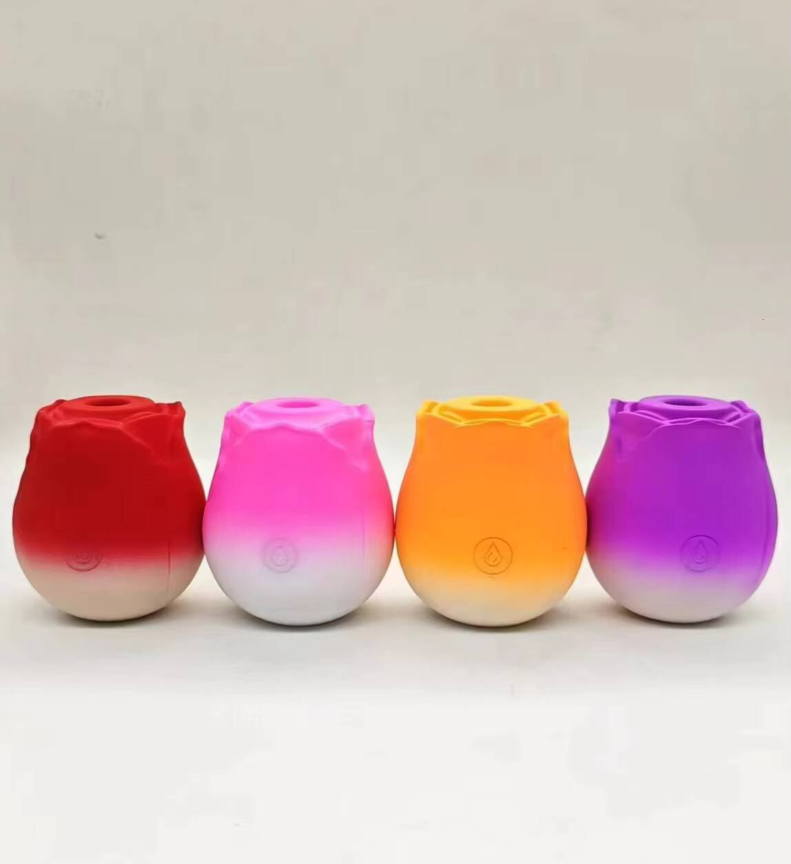 Wholesale Rose Vibrator Toy Silicone Nipple Clitoris Masturbation Female Adult Sex Toys Sucking Rose Vibrator for Woman