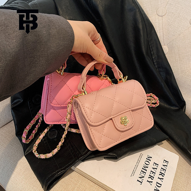 TB BHULAMTE Designer Bag Luxury Bag Spring Summer Trend New High-quality Textured Quilted Chain Lipstick Mini Bag For Women Versatile Handheld Crossbo