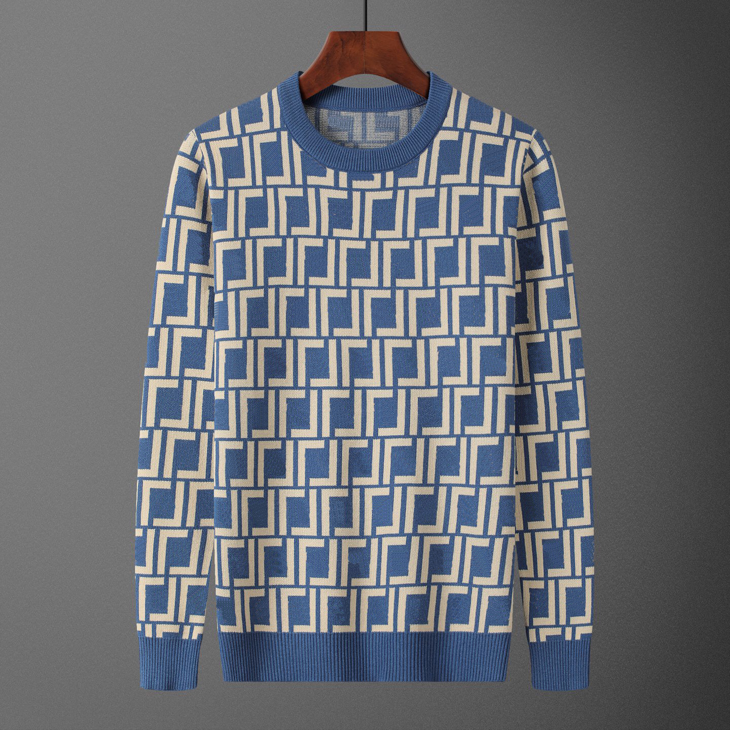 Designer men's hoodie, unisex, classic, fashionable, casual round neck knit sweater, autumn and winter long sleeved warm pullover, sports, business, street party top