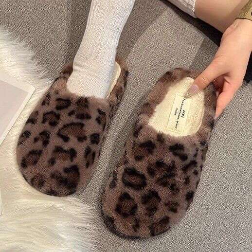 2024 Soft Thick Women's Elegant Gentlewoman Non-Tiring Warm Platform Sole Internet Celebrity New Casual Cotton Slippers