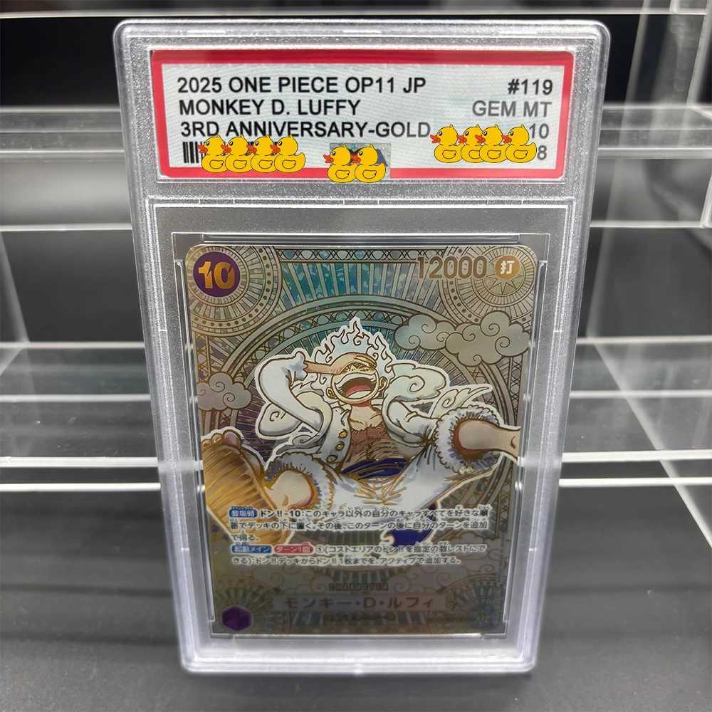 DIY Card Collection Card 2025 ONE PIECE OP11 JP MONKEY D 10Points Card Anime Game Gift L250929076F