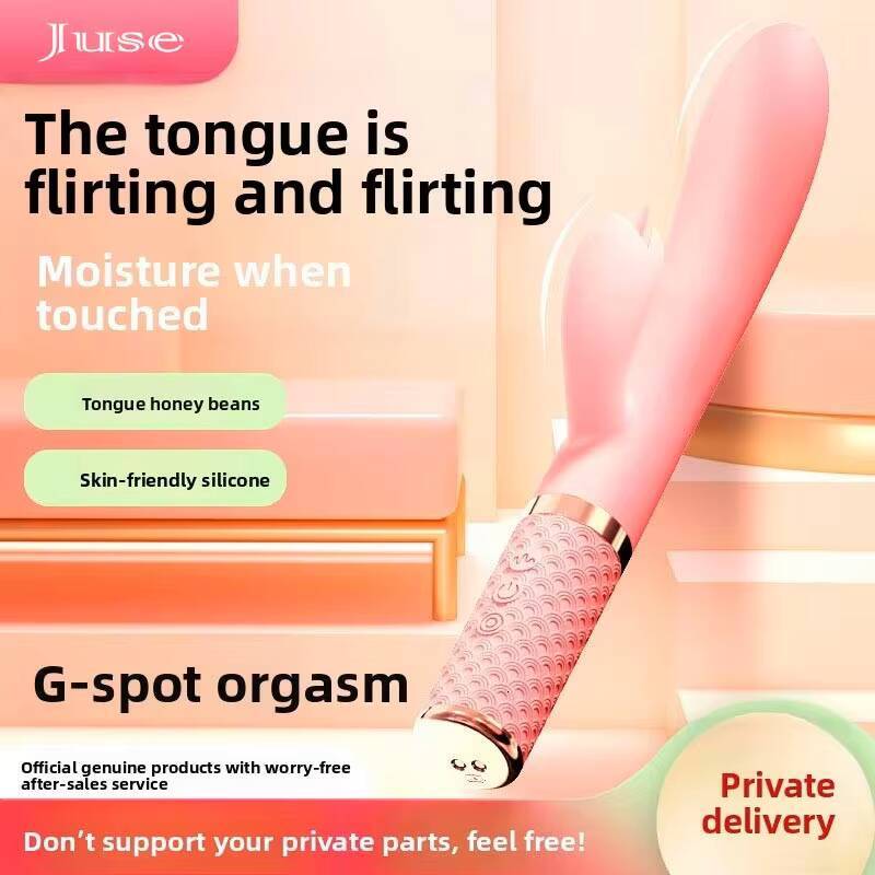 Womens SelfStimulating Tongue Licking Telescopic Vibrator Silent Heating Cunnilingus Sex Toy for Women
