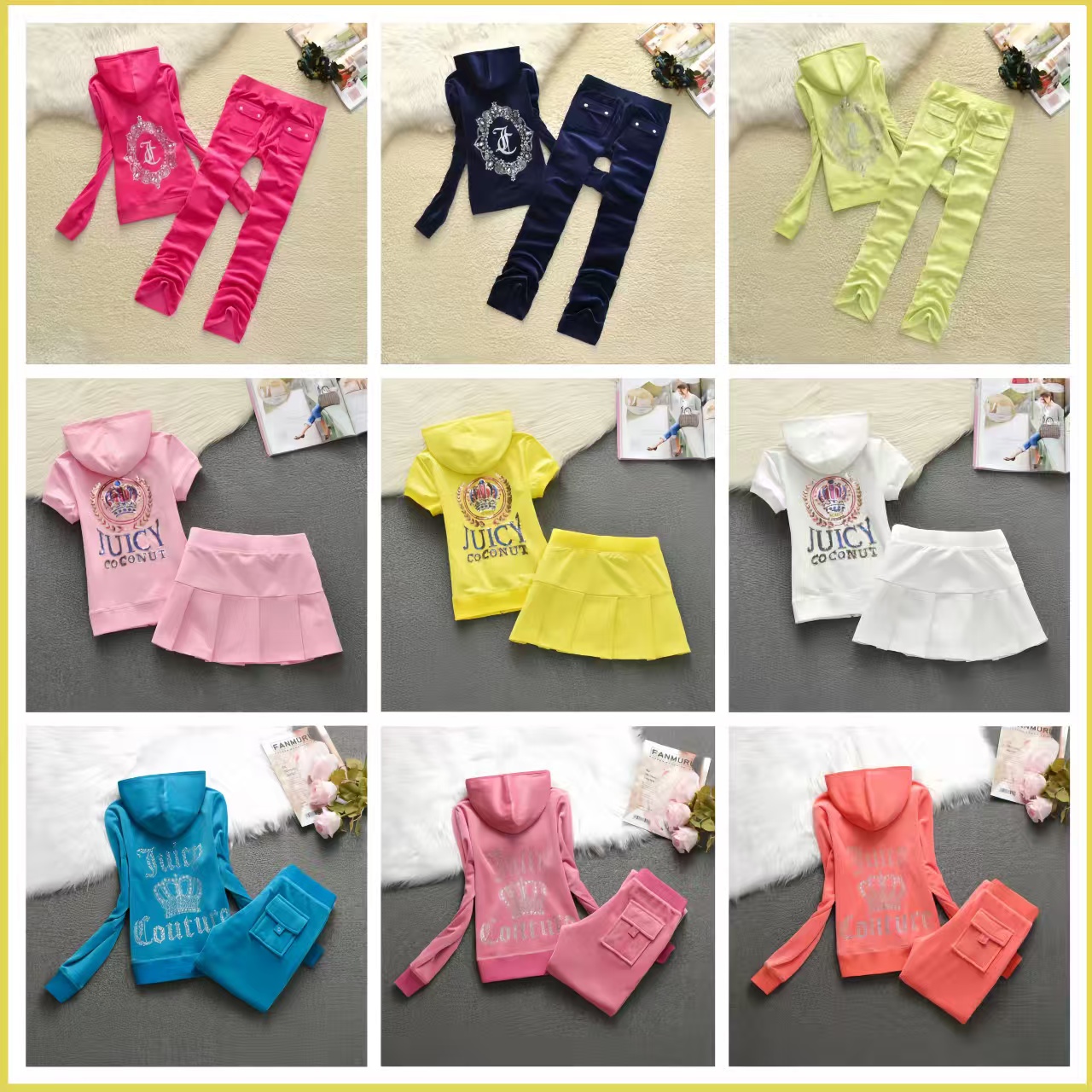 2025 Women's Quality Velvet Hoodie Long Sleeve And Jogging Juicy Tracksuit Womens Juicy Two Piece Pants Hoodie Pants Suit Autumn Velvet Leisure Sports And Trousers