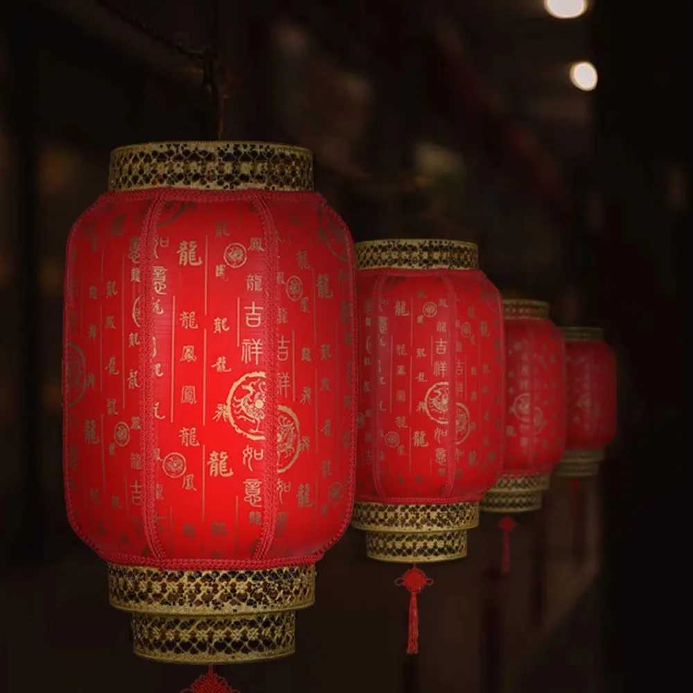 High Quality Antiqued New Years Lantern Thickened Waterproof Red Lantern Chinese Lanterns Ornament Chinese New Year Decoration W250929